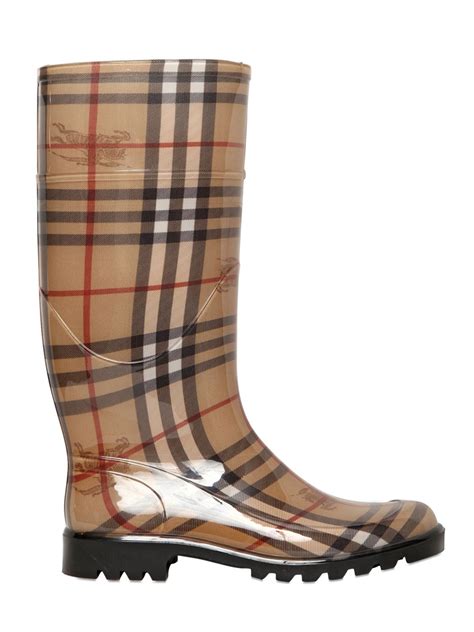 burberry rubber boots.